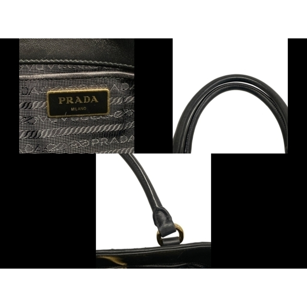 Prada handbag gathered bag black - Picture 9 of 10